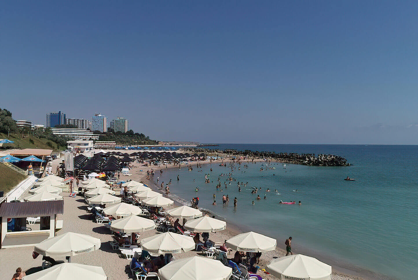 Plaja, Mediterraneo